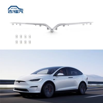 2016-2020 Tesla Model X Upper Grille Bright Chrome Trim 1047022-00-D