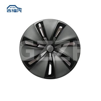 18 Inch Hubcaps Matte Black Hubs Covers Protector 1344231-00-B for 2023-2024 Tesla model 3 highland