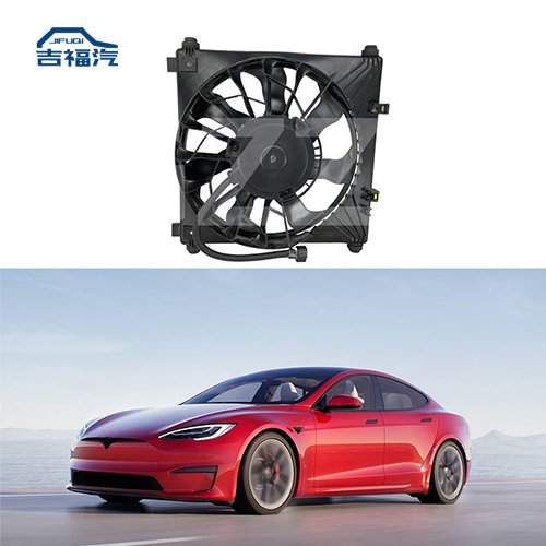 2012-2021 Tesla Model S right RH passenger electric radiator cooling fan 6008357-00-F - Image 2