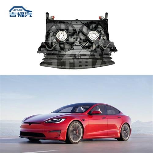 NEW TESLA MODEL PLAID S Radiator Fan Air Duct Condenser Assembly 1589350-00-B