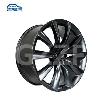 TESLA MODEL X REAR 22 inch OEM WHEEL 22X10.0 RIM SATIN BLACK FINISH 1027247-00-F