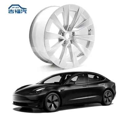 2021-2023 Tesla Model 3 19 19x8.5 Rim 10 Spoke Wheel ET40 1044264-00-A