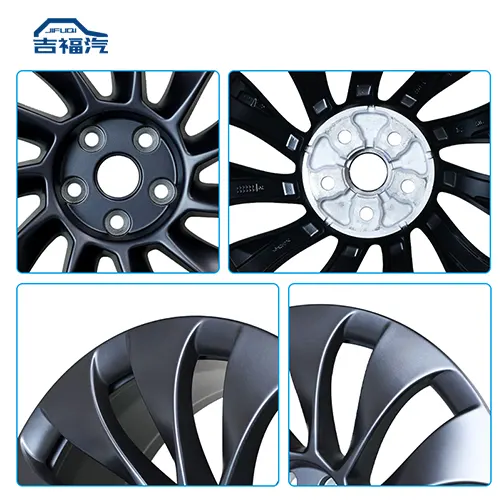 thumbnail image 2 of Tesla Model Y 21" OEM Uberturbine Rim – 2020-2024, Front, 9.5 Width, Charcoal 2 of 5