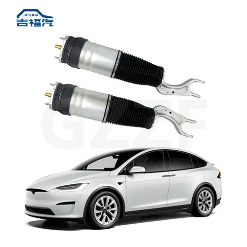 Front Air Shock Struts For Tesla Model X 75D P90D P100D 16-19 1027361-00-E